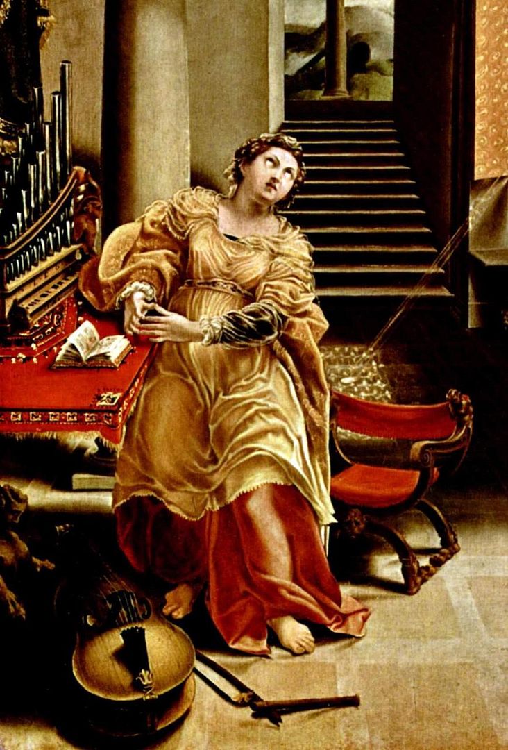 a year of prayer 365 Rosaries November 22 Saint Cecilia